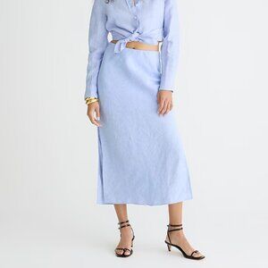 NWT J.Crew Linen Skirt